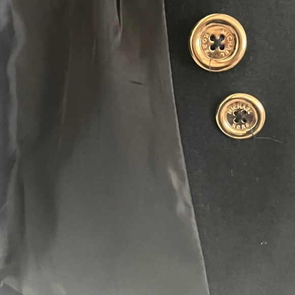 Michael Kors Black Pea Coat - Size Small - Picture 4 of 8
